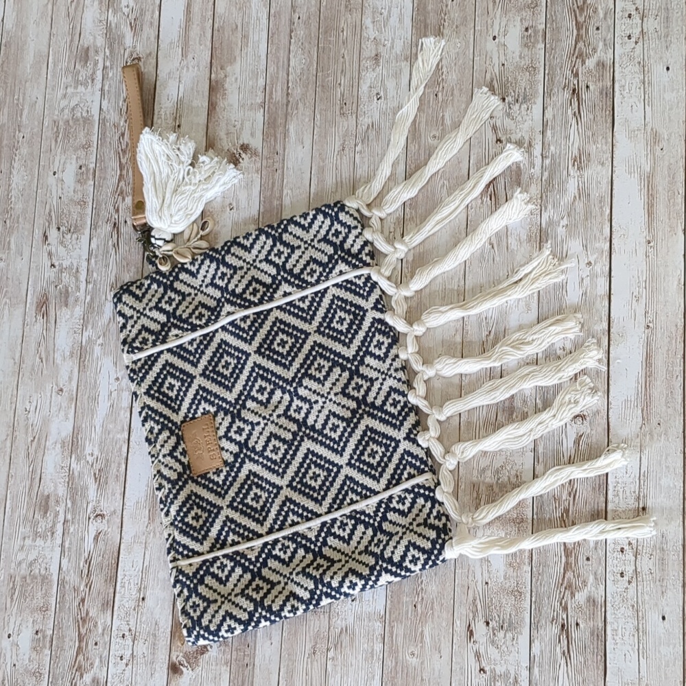 Spell Atlantic Diamond Woven Clutch
